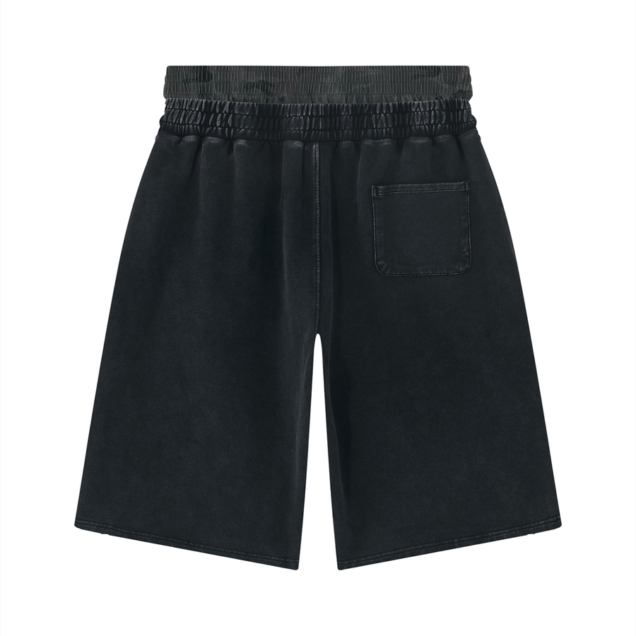 NBP  Vintage Wash Wide Leg Shorts